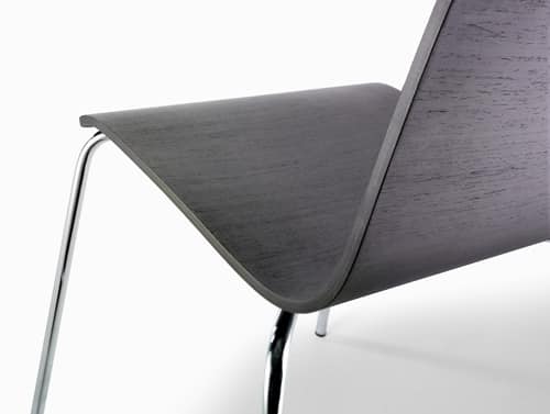 Tesa wood, Chaise en métal avec coque en bois, différentes finitions