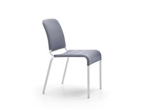 Fit chaise, Chaise en aluminium et tissu stretch, pour les cuisines modernes