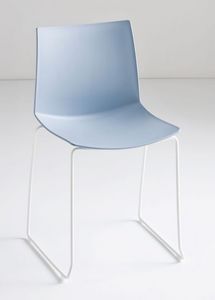 Kanvas S, Chaise avec luge, coquille technopolymère