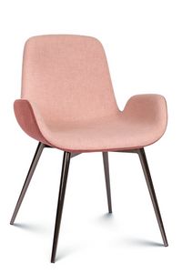 Corabell, Chaise rembourrée au design moderne