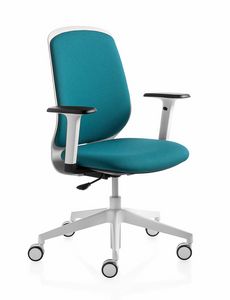 Key Smart, Chaise de bureau polyvalente, colorée et dynamique