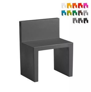 Chaise au design moderne Slide Angolo Retto pour la maison et le jardin SD AGR050, Chaise d'extrieur en plastique