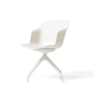 Clop 4 lames, Chaise en polypropylne pour bureaux