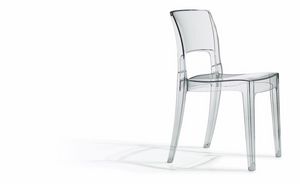 SE 2352.TR, Empilable trasparent chaise en plastique id�al pour les bars