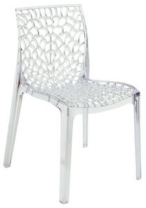 SE 6316.TR, Chaise en plastique transparent perfor adapt pour l'extrieur