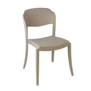 Strass, Chaise en polypropylène, au style minimaliste chic