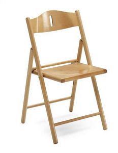 186 C, Chaise pliante lgre en bois