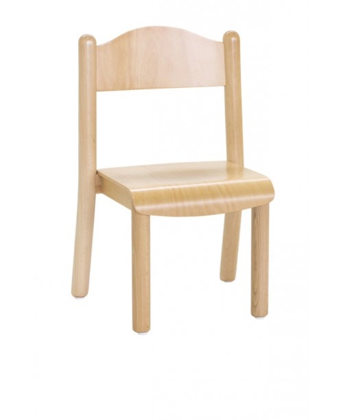 CIAO, Empilage de petites chaises en bois, de couleur, de la maternelle
