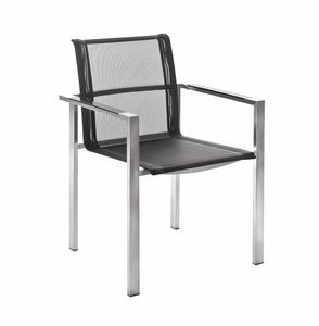 Adamas 5314, Chaise d'extrieur empilable avec accoudoirs