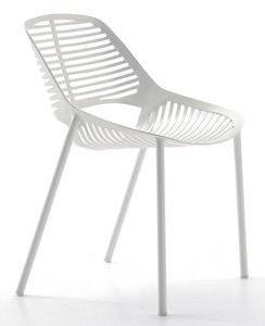 Niwa 881 Chaise, Chaise en aluminium, avec motif horizontal, pour l'extrieur