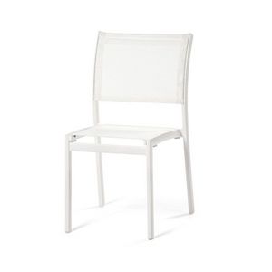 Victor chaise, Chaise en aluminium, avec un tissu perfore, pour l'extrieur