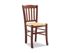139, Chaise rustique avec assise en paille, pour tavernes et auberges