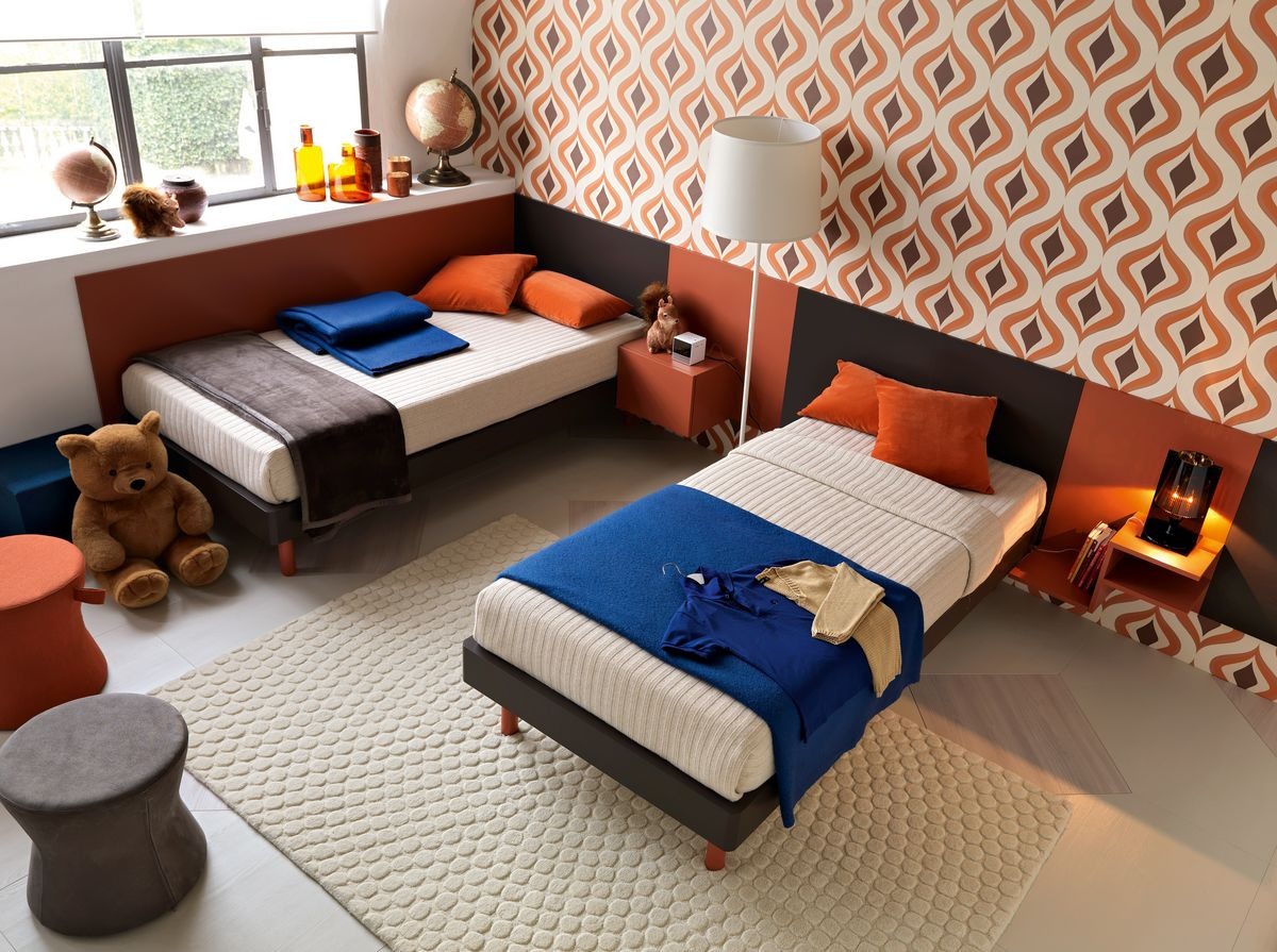 Meubles de chambre à coucher complète pour les enfants, avec lit double ...