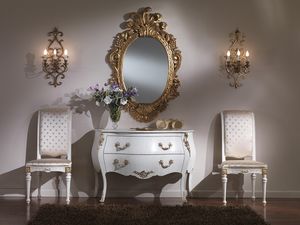 714 COMMODE, Luxe Commode de style, avec des dcorations en bronze