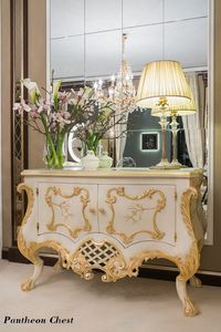 Pantheon com, Commode de style classique, finition blanche