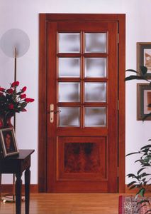 Heartwood Door 1, Porte de style classique en bois massif avec des vitres