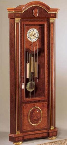 IMPERO / Grandfather corner clock , Comtoise en fr�ne, style classique de luxe