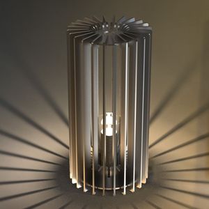 CILINDRO - ALU30, Lanterne en aluminium pour tables