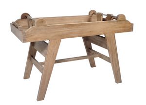 Toys 08D5, Jouet Tam Tam en bois de teck naturel