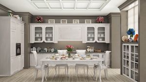 Incanto Cuisine Comp. N. 3, Cuisine en bois laqu�e �l�gante, style classique