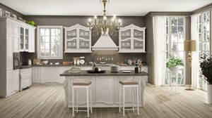 Incanto Cuisine Comp. N. 2, Cuisine laqu�e de style classique, avec �le