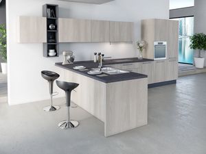 Elite EL 2.2/1, Cuisine au got contemporain, avec pninsule