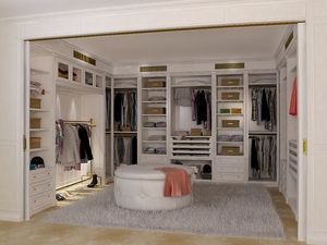 Boiserie walk-in closet 2, Dressing, style classique
