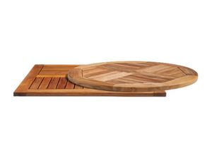 Teak, Plateau de table en teck massif