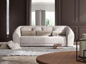 Bilbao sofa, Canapé de style classique contemporain, forme incurvée
