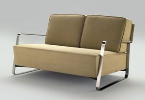 Fujiyama sofa, Canap avec structure en acier, revtement personnalis