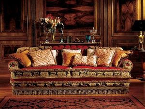 Angelica sofa, Canapé de luxe, fait main, style classique