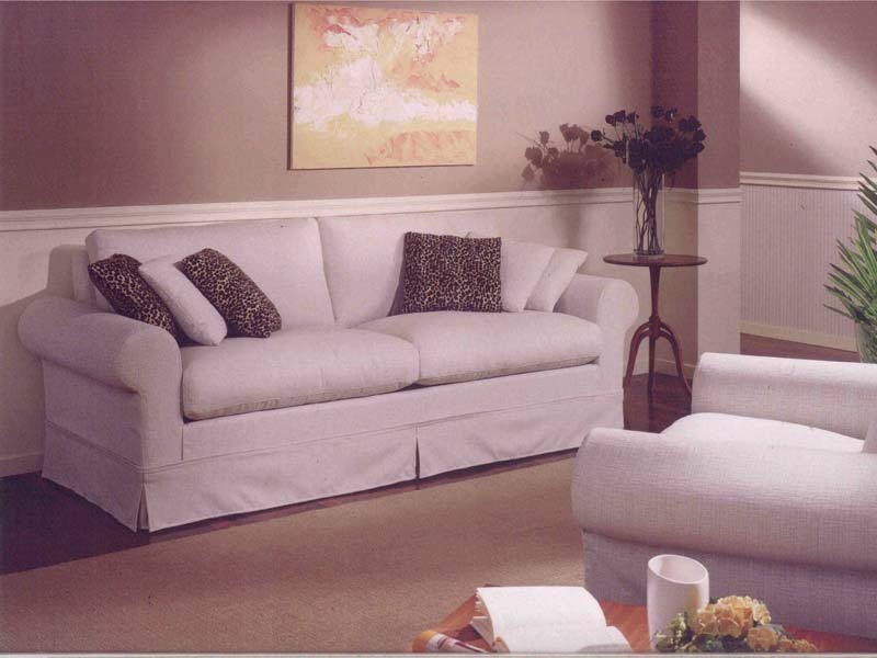 Copenhagen Sofa, Canapé classique pour salon, avec un tissu amovible