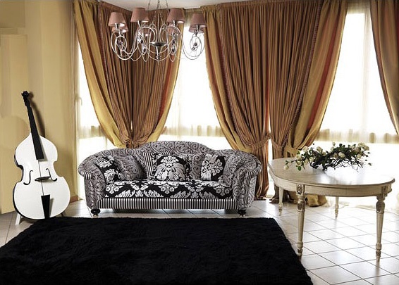 Silvia sofa, Canapé classique luxe salon