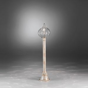 Goccia Ep111-120, Lampadaire pour jardins, diffuseur en verre