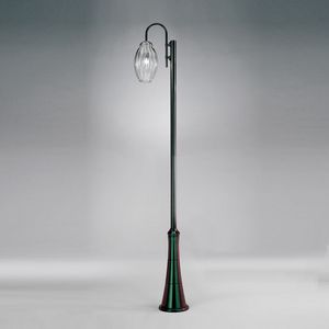 Nautilus Ep203-300, Lampadaire de jardin avec diffuseur en verre
