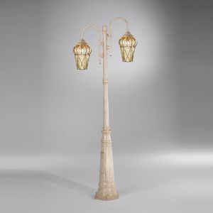 Piazza Ep371-250, Lampadaire classique avec diffuseurs en cristal Baloton