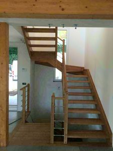 Art. G01, Escalier ouvert en bois