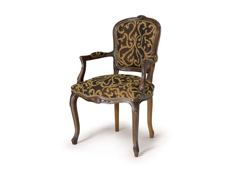 Art.109 armchair, Fauteuil en bois de style Louis XV
