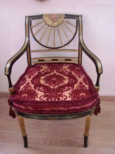 Art. 880, Fauteuil classique pour les maisons, en bois dcor