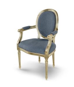 Chaise 1197, Tête de chaise de table de style Louis XVI