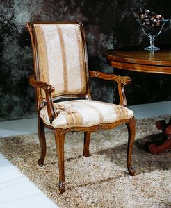 Regency chaises avec accoudoirs, Chaise de salle  manger avec accoudoirs