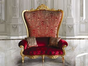 B/120/1 The Throne, Fauteuil recouvert de tissus lgants et velours