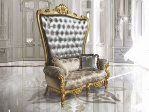 B/120/3 The Throne, Fauteuil du Trne, le dossier matelass, main