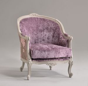 FRIDA fauteuil 8310A, Fauteuil dans un style classique, en bois de htre, pour les riches htel