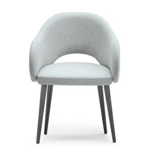 Airy 06131, Fauteuil rembourr� confortable, avec pieds en bois