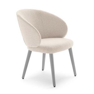 Lily 04561L, Fauteuil rembourr�, avec pieds en bois massif