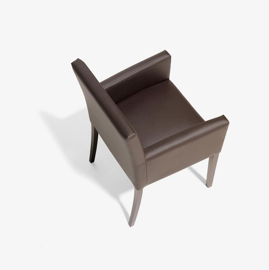 POLTRONA RELAX, Essential chaise avec cadre en bois de hêtre