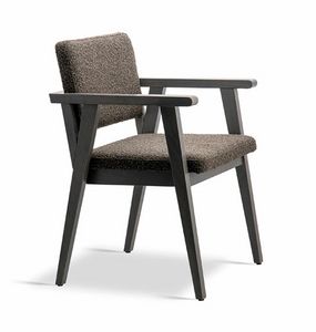 Square, Fauteuil en bois, robuste et rsistant