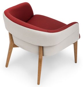 Susi lounge, Chaise longue avec rembourrage bicolore