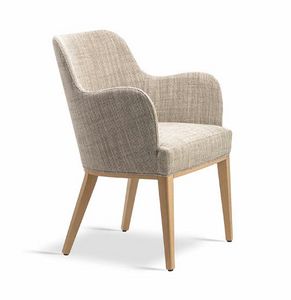 Tormalina 3 P, Fauteuil rembourr, en bois de htre